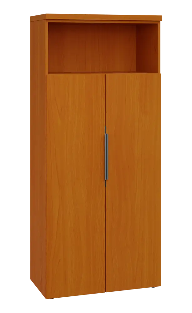 SIN 5 - 82DN kancelářská skříň, 2-dveřová/nika, 1820x800x400, třešeň šumavská